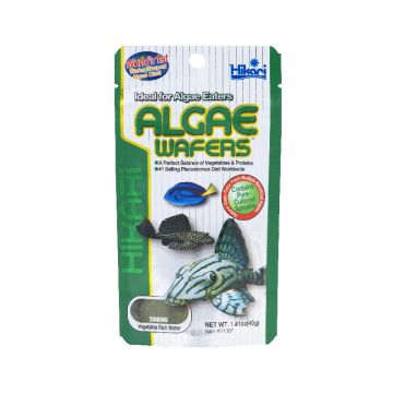 Hrana pentru pesti ierbivori, Plecostomus, HIKARI ALGAE WAFERS 40g