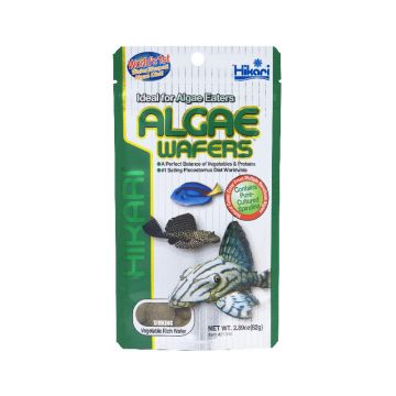 Hrana pentru pesti ierbivori, Plecostomus, HIKARI ALGAE WAFERS 82g