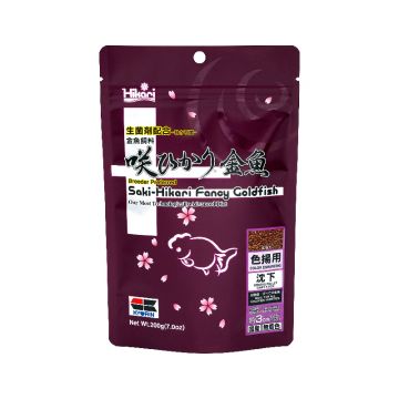 Hrana profesionala, toate tipurile de carasi, Ranchu, HIKARI SAKI FANCY GOLDFISH BASIC, 200g