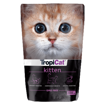 Hrana uscata pentru pisici junior TROPICAT KITTEN, 400g