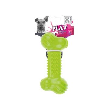 Os din cauciuc cu sfoara FUNBONE M-PETS 18x8x5 cm