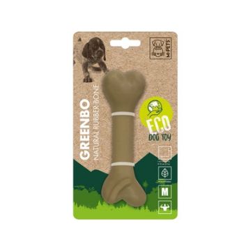 Os din cauciuc natural GREENBO M-PETS, M, 15 x 4.5 x 3.5 cm