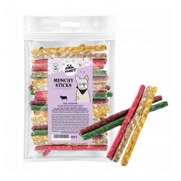 Recompense pentru caini Mr. Bandit Munchy Sticks, mediu, 600g