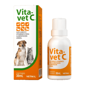 Supliment de vitamina C,  VITA-VET C, Vetnil, 30ML