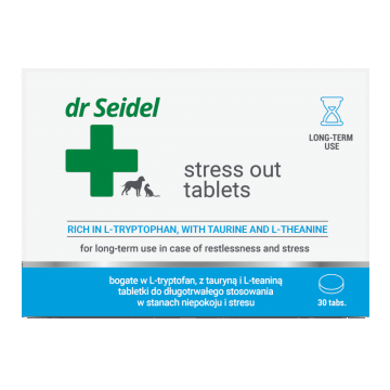 Tablete pentru utilizare pe termen lung in stari de anxietate si stres, Dr. Seidel STRESS OUT TABLETS, 10 tab