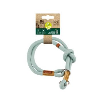 Zgarda pentru caini, ECO M-PETS, albastru, L, 1.3 cm x 55 cm