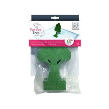 Covorase absorbante pentru caini, cu copacel pop-up, TREE M-PETS, 12,6 x 24,5 cm