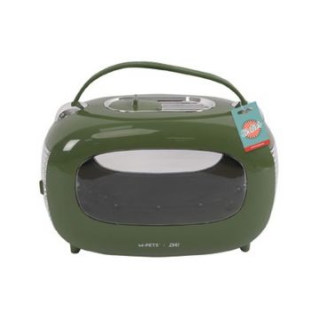 Cusca de transport clasica pentru caini si pisic M-PETS, SIXTIES, verde,48,3 x 27,8 x 29,9 cm, 20401399