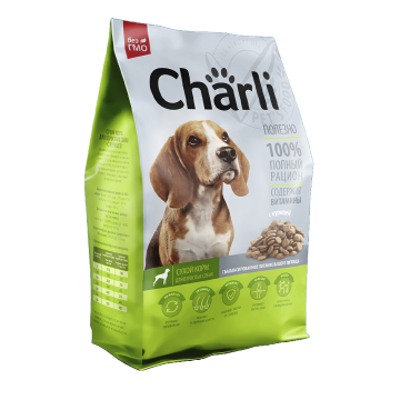 Hrana uscata pentru caini adulti CHARLI, carne mix, 2.5KG