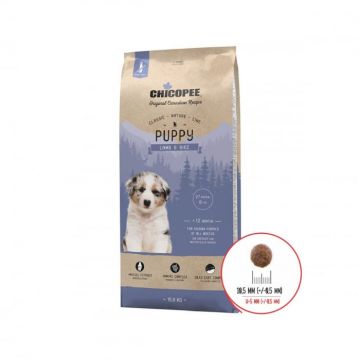 Hrana uscata pentru caini super premium CHICOPEE CNL Puppy LambRice 15kg