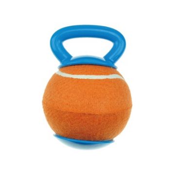 Jucarie pentru caini, BAGGY Ball M-PETS, albastru & orange, 8,4x12,7x12,7 cm