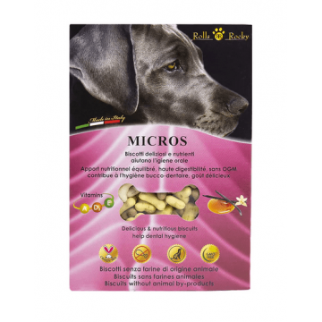 Recompense crocante pentru caini, ROLLS ROCKY Micros Mix , biscuiti traditionali, 8 kg