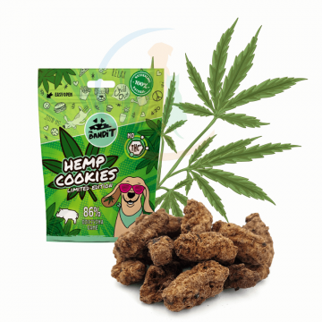 Recompense pentru caini Mr. Bandit HEMP COOKIES, cerb, 75 g