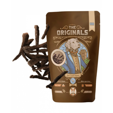 Recompense pentru caini The Originals, Fasii uscate de miel, 60g