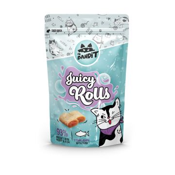 Recompense pentru pisici Mr. Bandit CAT Juicy Rolls, pui si ton, 40 g