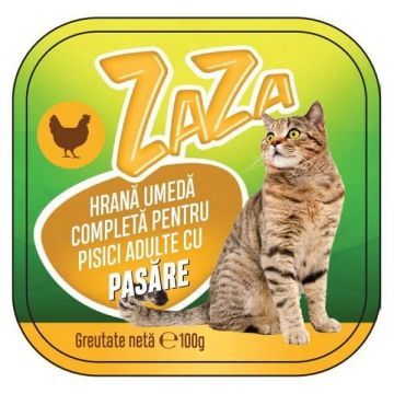 Hrana Umeda Completa pentru Pisici, Zaza, Pui, 100 g Hrana Umeda Completa pentru Pisici, Zaza, Pui, 100 g