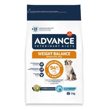 Advance Veterinary Diets Dog Weight Balance Medium - Maxi, 3 kg