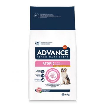 Advance Veterinary Diets Dog Atopic Derma Care No Grain cu Iepure, 12 kg