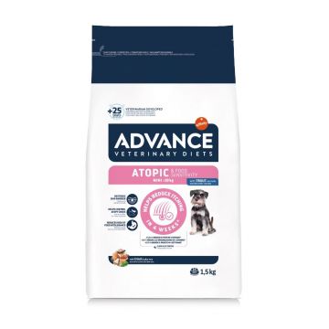 Advance Veterinary Diets Dog Atopic & Food Sensitivity Mini, Pastrav, 1.5 kg