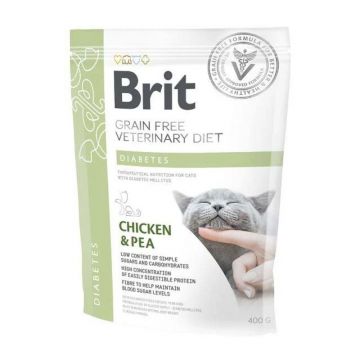 Brit Grain Free Veterinary Diets Cat Diabetes, 400 g