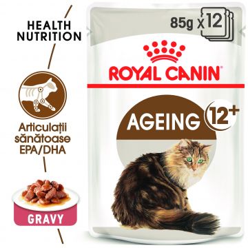 Royal Canin Ageing 12+ hrana umeda pisica senior (in sos), 85 g