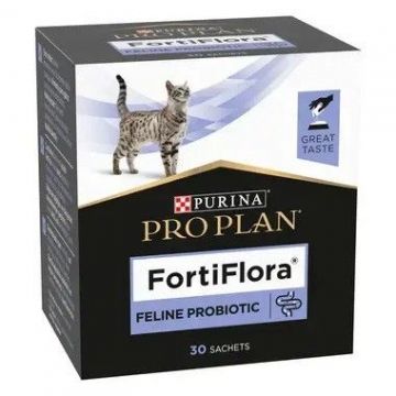 Purina Pro Plan Veterinary Diets Feline FortiFlora, 30 x 1 g