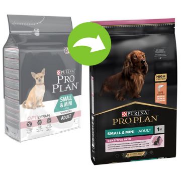 Purina Pro Plan Small&Mini Adult Sensitive Skin Optiderma 7 kg