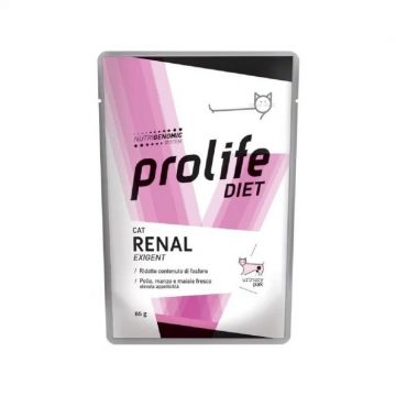 Hrana Umeda Dietetica Pisici Prolife Plic Vet Renal Exigent, 85 g