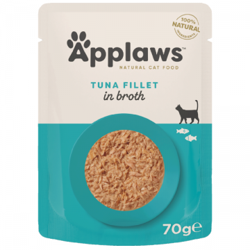 Hrana umeda pentru pisici Applaws File de Ton in Aspic 70g