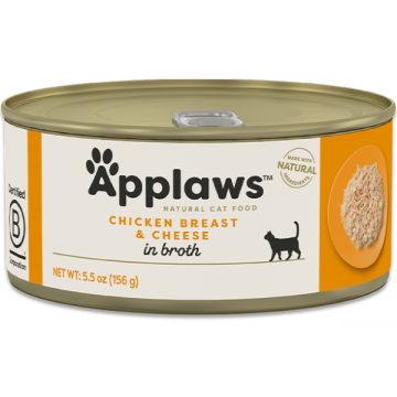 Hrana umeda pentru pisici Applaws Piept de Pui si Branza 156g